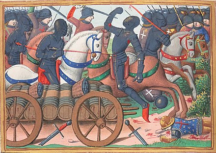 15世纪鲱鱼之战的绘画