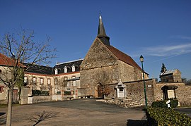 The kirk o Saint-Nicolas, in Beaulieu