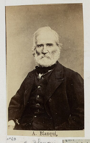 File:Blanqui Louis-Auguste (1805-1881). Révolutionnaire et activiste, il est de toutes les manifestations qui prône l' égal, PH4142-49.jpg