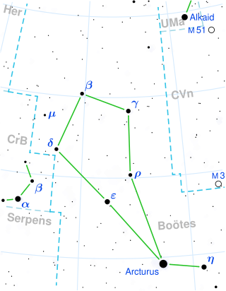 <span class="mw-page-title-main">Epsilon Boötis</span> Double star in Boötes