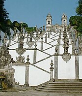 Escalinates del santuari de Bom Jesus do Monte, prop de Braga