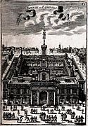 The second Royal Exchange by Allain Manesson Mallet in 1683
