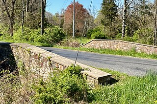 <span class="mw-page-title-main">Bowne Station Road stone arch bridge over tributary of the Alexauken Creek</span> United States historic place