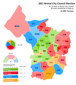 <span class="mw-page-title-main">2021 Bristol City Council election</span> 2021 UK local government election