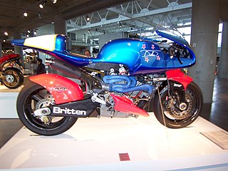 Britten V1000 Handbuilt race motorcycle