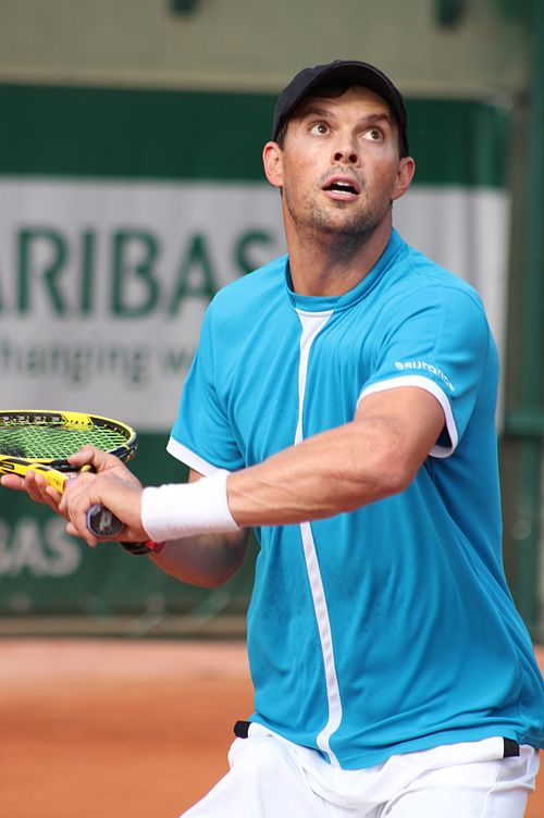 Bryan at the 2015 French Open