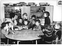 Kindergarten class, 31 January 1966