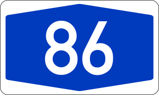 Bundesautobahn 86 federal motorway in Germany