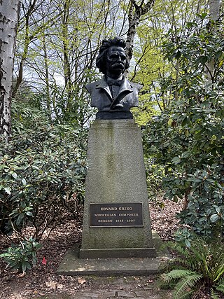 <span class="mw-page-title-main">Bust of Edvard Grieg</span> Bronze bust of Edvard Grieg by Finn Frolich in Seattle, Washington, U.S.