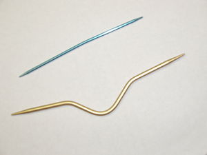 Two different styles of cable needles Cableneedle.JPG