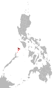 Location of the Calamian archipelago