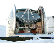 The Leighton dish with the most accurate surface was used for the Caltech Submillimeter Observatory Caltech-CSO-telescope (fix).jpg