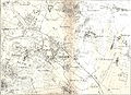 Carte topographique d'Enghien et ses environs par Ehrard (1861)