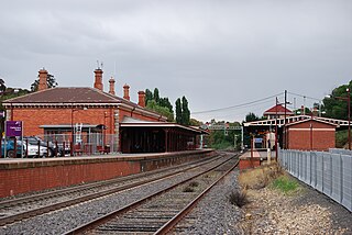 Castlemaine railway station Railway station in Victoria, Australia