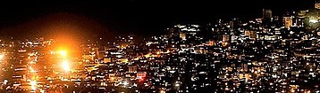 Night view of Central Freetown