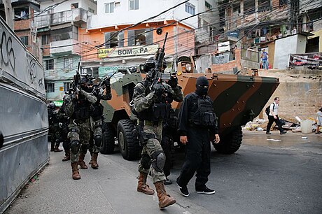 Conflito armado na Rocinha em 2017