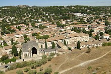 La certosa du Val de Bénédiction vista da Fort Saint-André