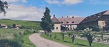 Château D'Ollwiller-mevcut malikanenin görünümü