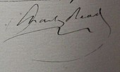 signature de Charles Read