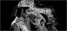 Charu Roy, and Seeta Devi in the 1929 film, Prapancha Pasha (A Throw of Dice), directed by Franz Osten.jpg