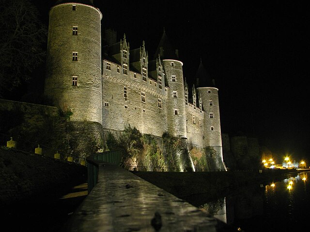 Το Κάστρο του Ζοσλέν το βράδυ.