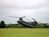 The Chinook continued to wow crowds with seemingly impossible acrobatics