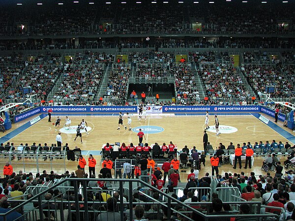 Cibona vs Partizan in ABA League Final in April 2010