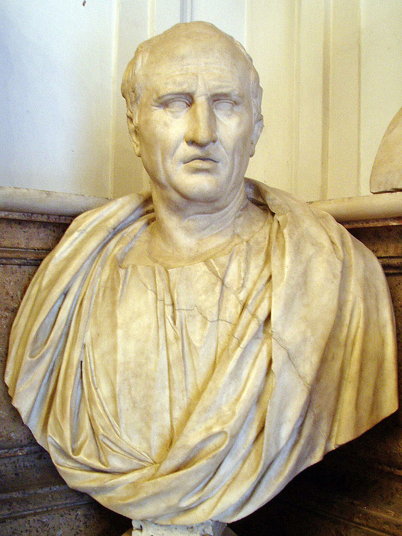 Fascinating Historical Picture of Marcus Tullius Cicero in -44 