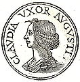 Profil de Clodia Pulchra, Promptuarium iconum insigniorum.