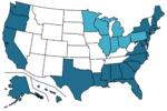 Thumbnail for List of U.S. states and territories by coastline