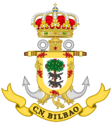 Escudo de la Comandacia Naval de Bilbao Fuerza de Acción Marítima (FAM)