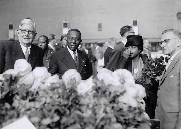 Tubman in the Netherlands as president.