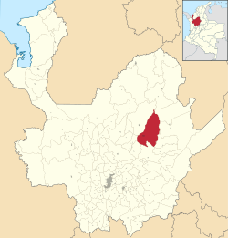 Amalfi ubicada en Antioquia