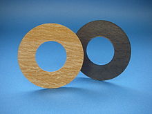 Compressed fiber gasket Compressed fiber jointing.JPG