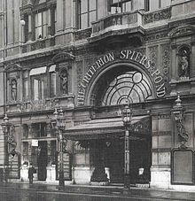 Criterion Restaurant, Piccadilly Circus, 26 October 1902 Criterion Front 1898.jpg