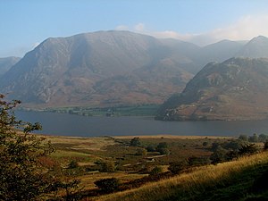 The Grasmoor seen across Crummock Water