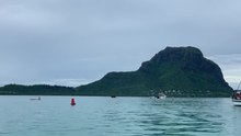 File: Crystal Coral rock from a boat (March 2020) .webm