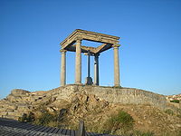 Los Cuatro (The Four) Postes, landmark spot in Ávila