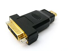 Adapter HDMI-Stecker auf DVI-Buchse (Dual-Link)