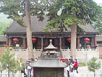 Mont Wutai: Descripció, Patrimoni de la Humanitat, Principals temples