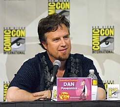 Doofenshmirtz is voiced by Phineas and Ferb co-creator Dan Povenmire. Dan Povenmire Comic-Con 2009.jpg