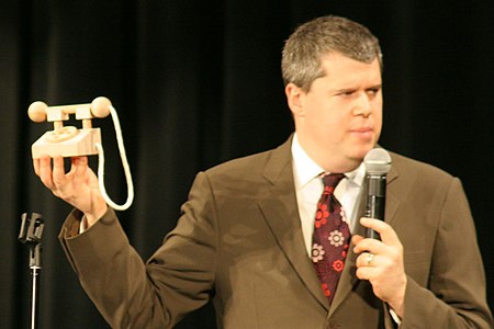 Daniel Handler calling Lemony Snicket 2006-10-28.jpg