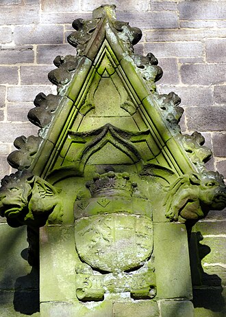 Detail of exterior Detail of St Marks Church in Worsley England.jpg