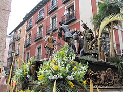 La Entrada Triunfal de Jesús en Jerusalén (Francisco Giralte, siglo XVI)