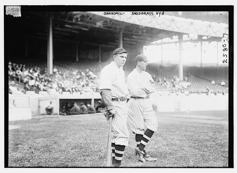 File:Doc Crandall & Fred Snodgrass, New York NL, at Polo Grounds, NY (baseball) LCCN2014691644.jpg