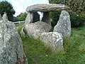 Goulven : le dolmen de Tréguelc'hier.