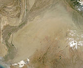 Dust storm in the Thar Desert Dust Strom in India.jpg