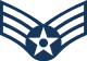 Old U.S. Air Force sergeant rank insignia. E4 USAF SAM.svg