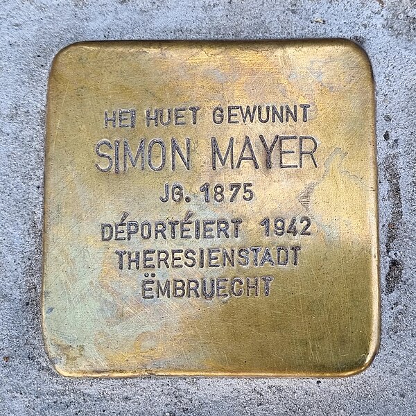 File:Echternach, Stolperstein Mayer Simon.jpg