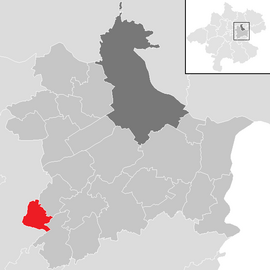 Poloha obce Eggendorf im Traunkreis  v okrese Linz-vidiek (klikacia mapa)